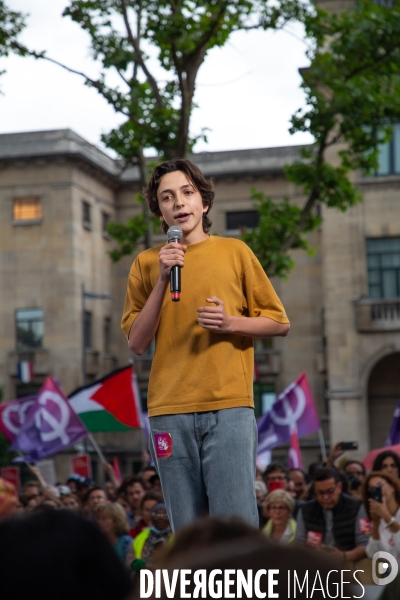 Premier Meeting du Nouveau Front Populaire