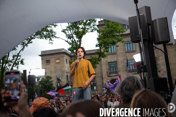 Premier Meeting du Nouveau Front Populaire