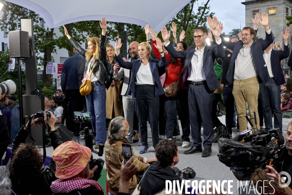 Meeting du Front Populaire à Montreuil