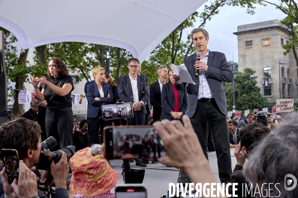 Meeting du Front Populaire à Montreuil