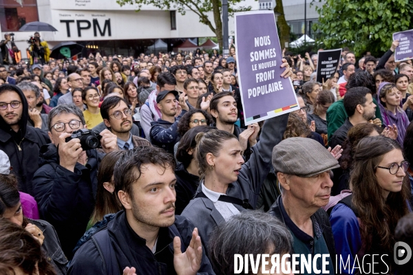 Meeting du Front Populaire à Montreuil