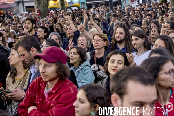 Meeting du Front Populaire à Montreuil