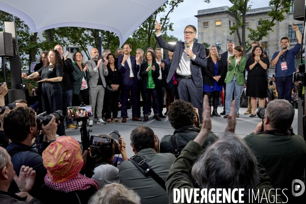 Meeting du Front Populaire à Montreuil