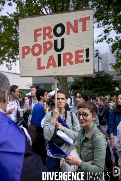 Meeting du Front Populaire à Montreuil