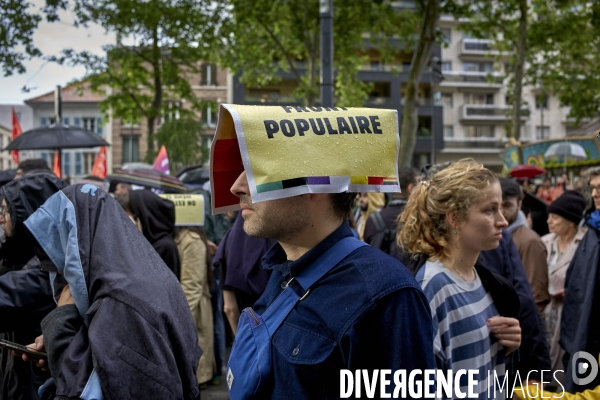 Meeting du Front Populaire à Montreuil
