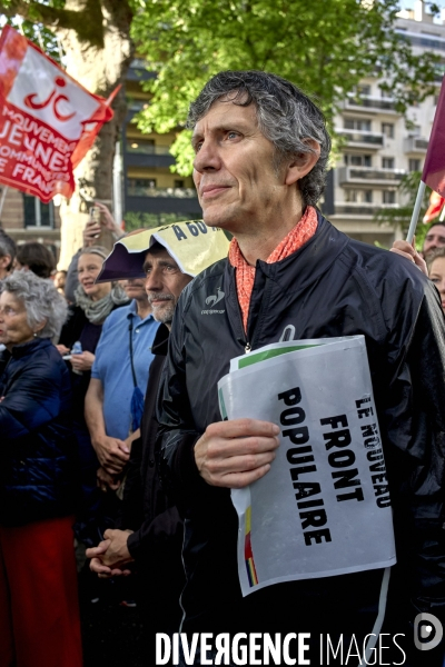 Meeting du Front Populaire à Montreuil