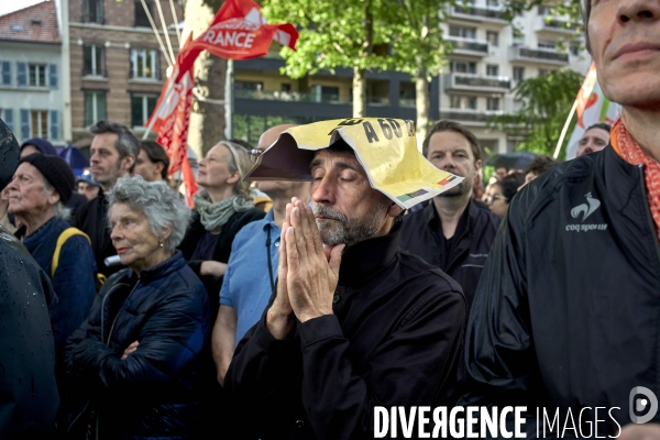 Meeting du Front Populaire à Montreuil