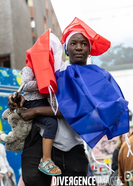 Meeting du Nouveau Front Populaire à Montreuil