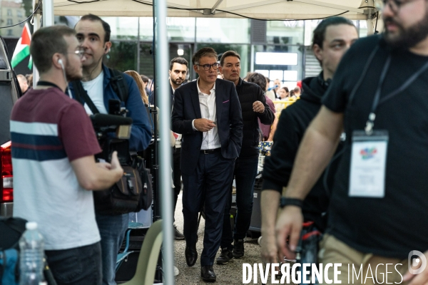 Meeting du Nouveau Front Populaire à Montreuil