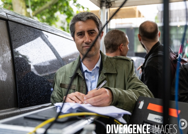 Meeting du Nouveau Front Populaire à Montreuil