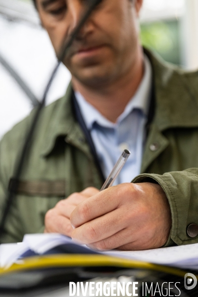 Meeting du Nouveau Front Populaire à Montreuil