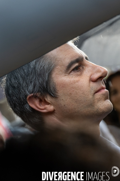 Meeting du Nouveau Front Populaire à Montreuil