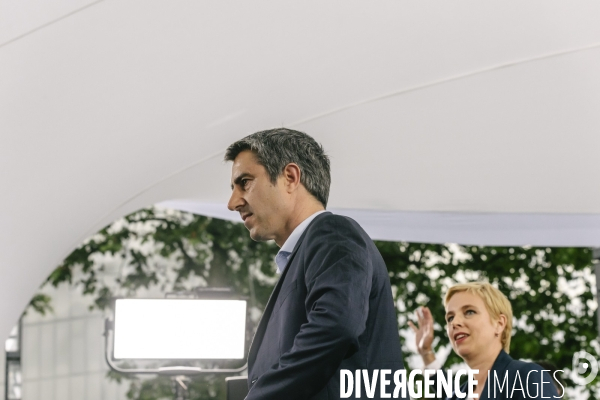 Meeting du nouveau Front Populaire a Montreuil