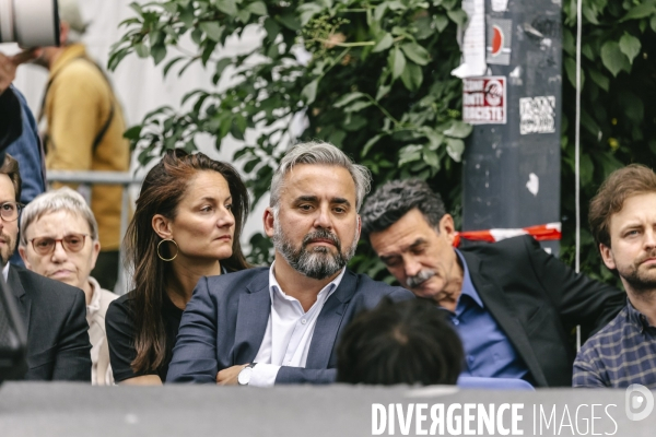Meeting du nouveau Front Populaire a Montreuil