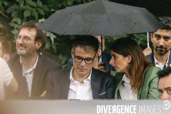 Meeting du nouveau Front Populaire a Montreuil