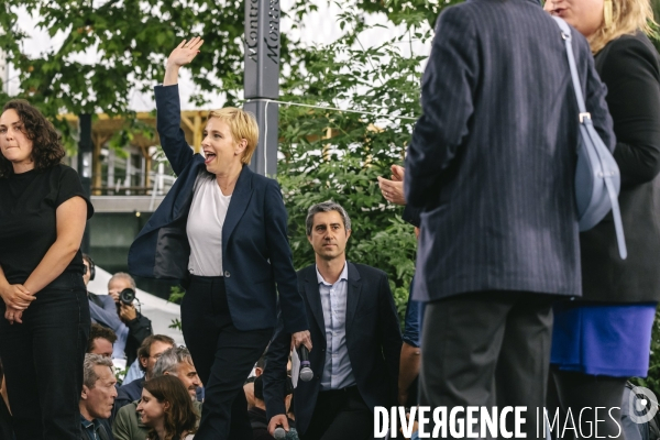 Meeting du nouveau Front Populaire a Montreuil