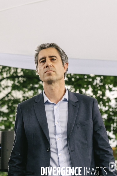 Meeting du nouveau Front Populaire a Montreuil