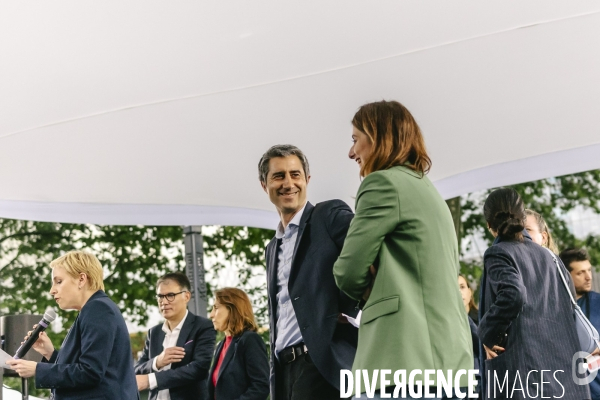 Meeting du nouveau Front Populaire a Montreuil