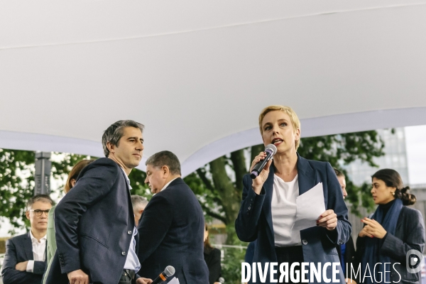 Meeting du nouveau Front Populaire a Montreuil