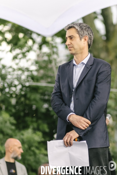 Meeting du nouveau Front Populaire a Montreuil