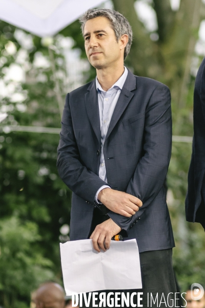 Meeting du nouveau Front Populaire a Montreuil