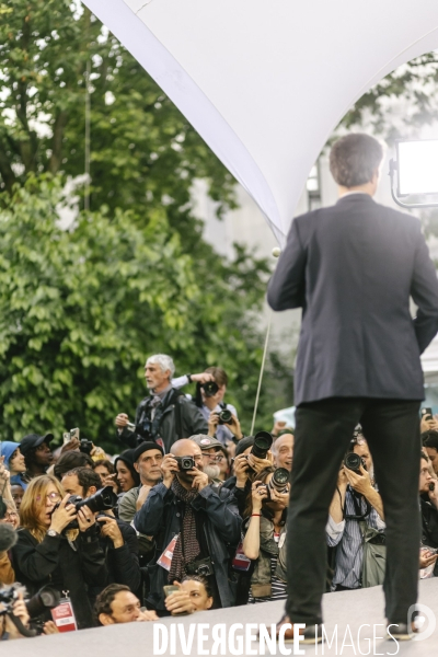 Meeting du nouveau Front Populaire a Montreuil