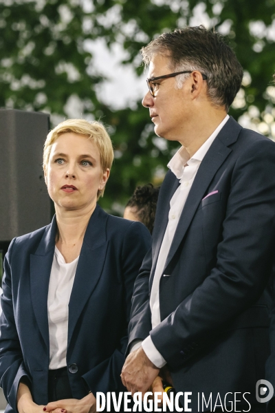Meeting du nouveau Front Populaire a Montreuil