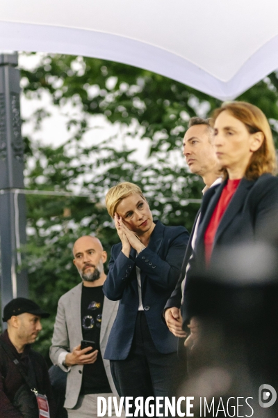 Meeting du nouveau Front Populaire a Montreuil