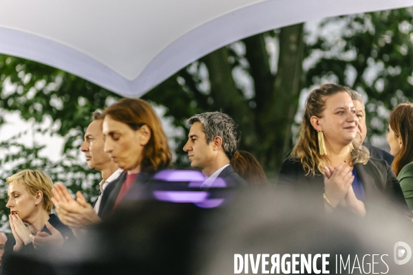 Meeting du nouveau Front Populaire a Montreuil