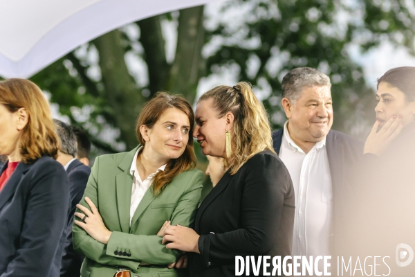 Meeting du nouveau Front Populaire a Montreuil