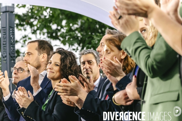 Meeting du nouveau Front Populaire a Montreuil