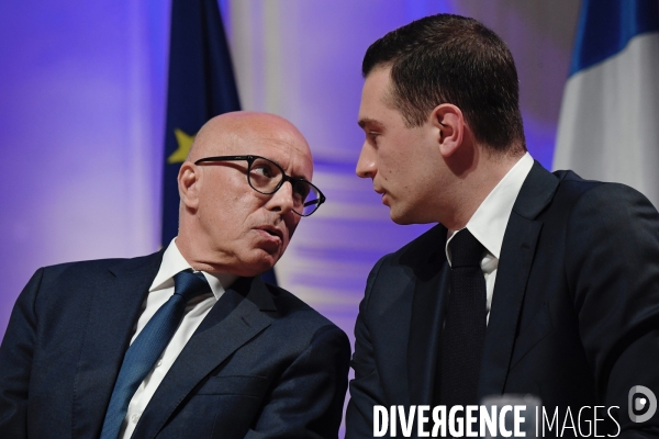 Elections Legislatives / Eric Ciotti avec Jordan Bardella