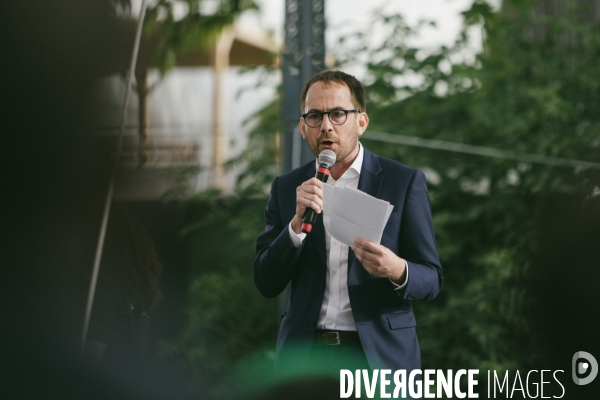 Meeting de campagne du Nouveau Front populaire