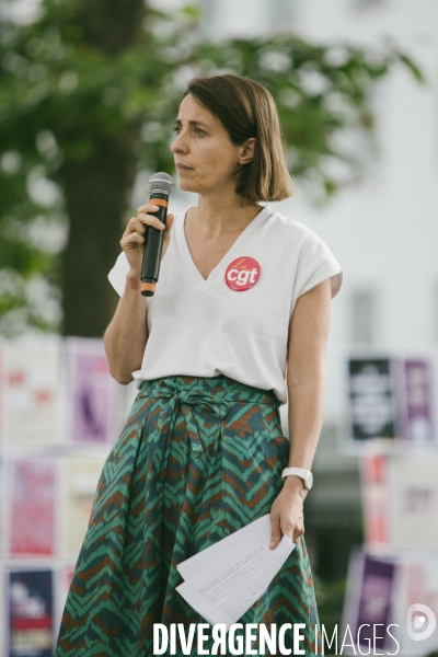 Meeting de campagne du Nouveau Front populaire