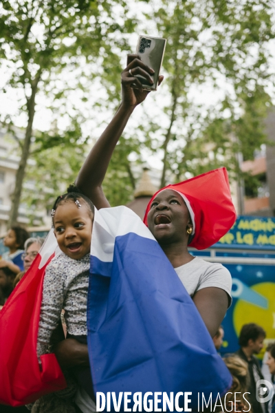 Meeting de campagne du Nouveau Front populaire