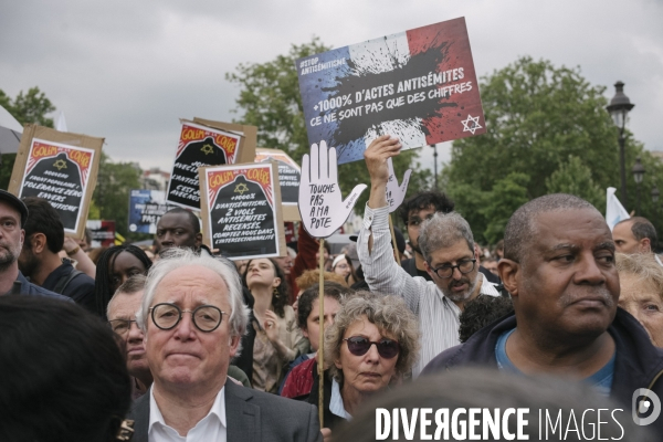 Rassemblement contre l antisémitisme