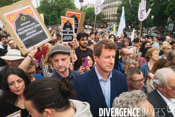 Rassemblement contre lantisémitisme et les violences sexistes et sexuelles