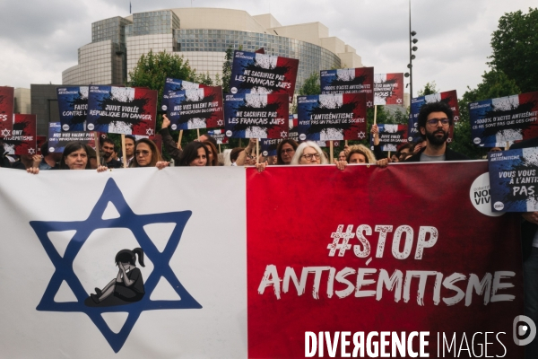 Rassemblement contre lantisémitisme et les violences sexistes et sexuelles