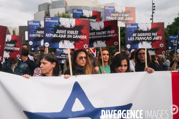Rassemblement contre lantisémitisme et les violences sexistes et sexuelles