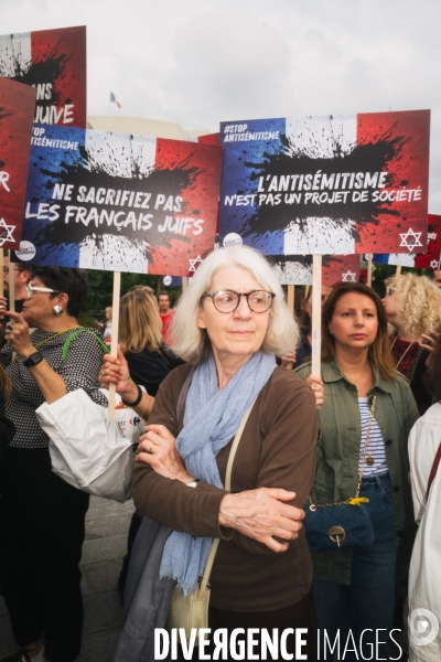 Rassemblement contre lantisémitisme et les violences sexistes et sexuelles