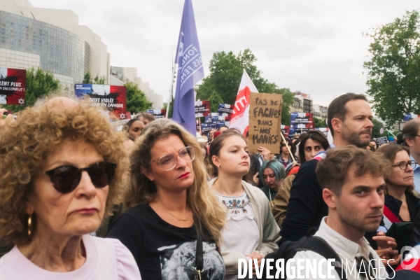 Rassemblement contre lantisémitisme et les violences sexistes et sexuelles