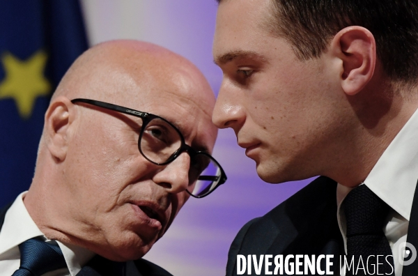Elections Legislatives / Eric Ciotti avec Jordan Bardella