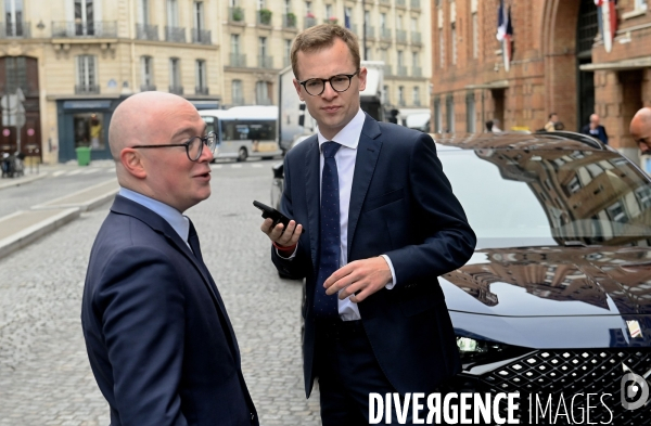 Elections Legislatives /  Victor Chabert avec  Arthur Perrier