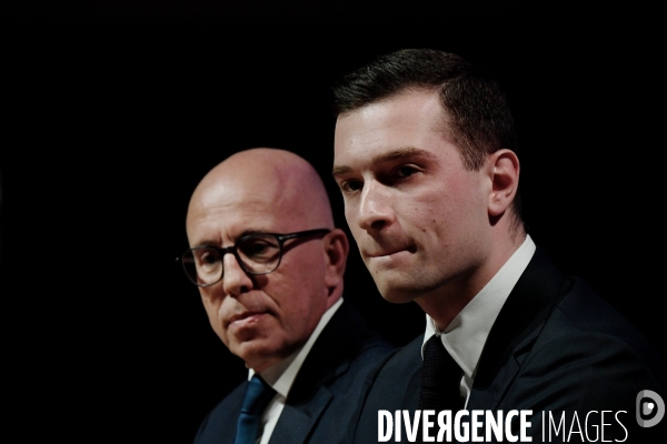 Elections Legislatives / Eric Ciotti avec Jordan Bardella