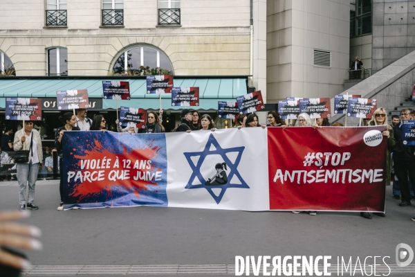Rassemblement contre l’antisémitisme