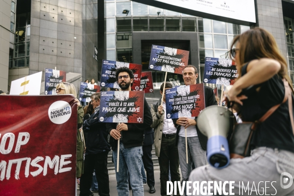 Rassemblement contre l’antisémitisme