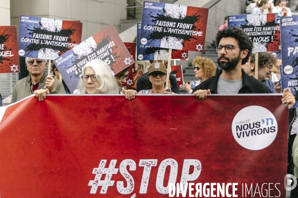 Rassemblement contre l’antisémitisme