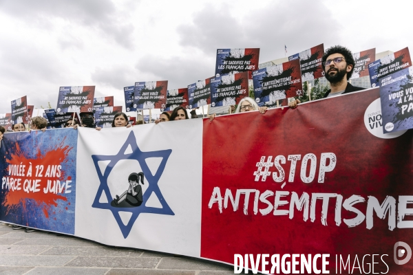 Rassemblement contre l’antisémitisme