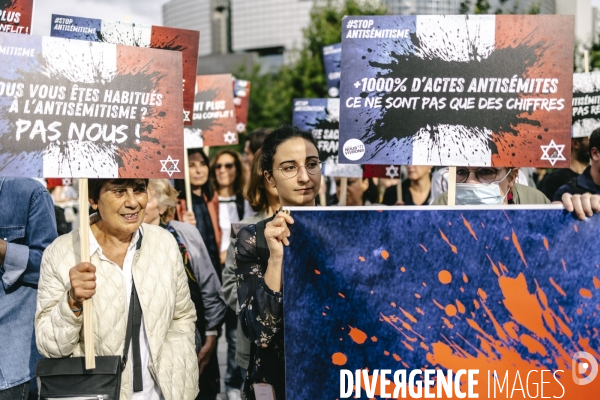 Rassemblement contre l’antisémitisme