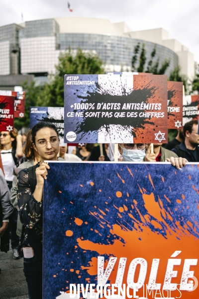 Rassemblement contre l’antisémitisme